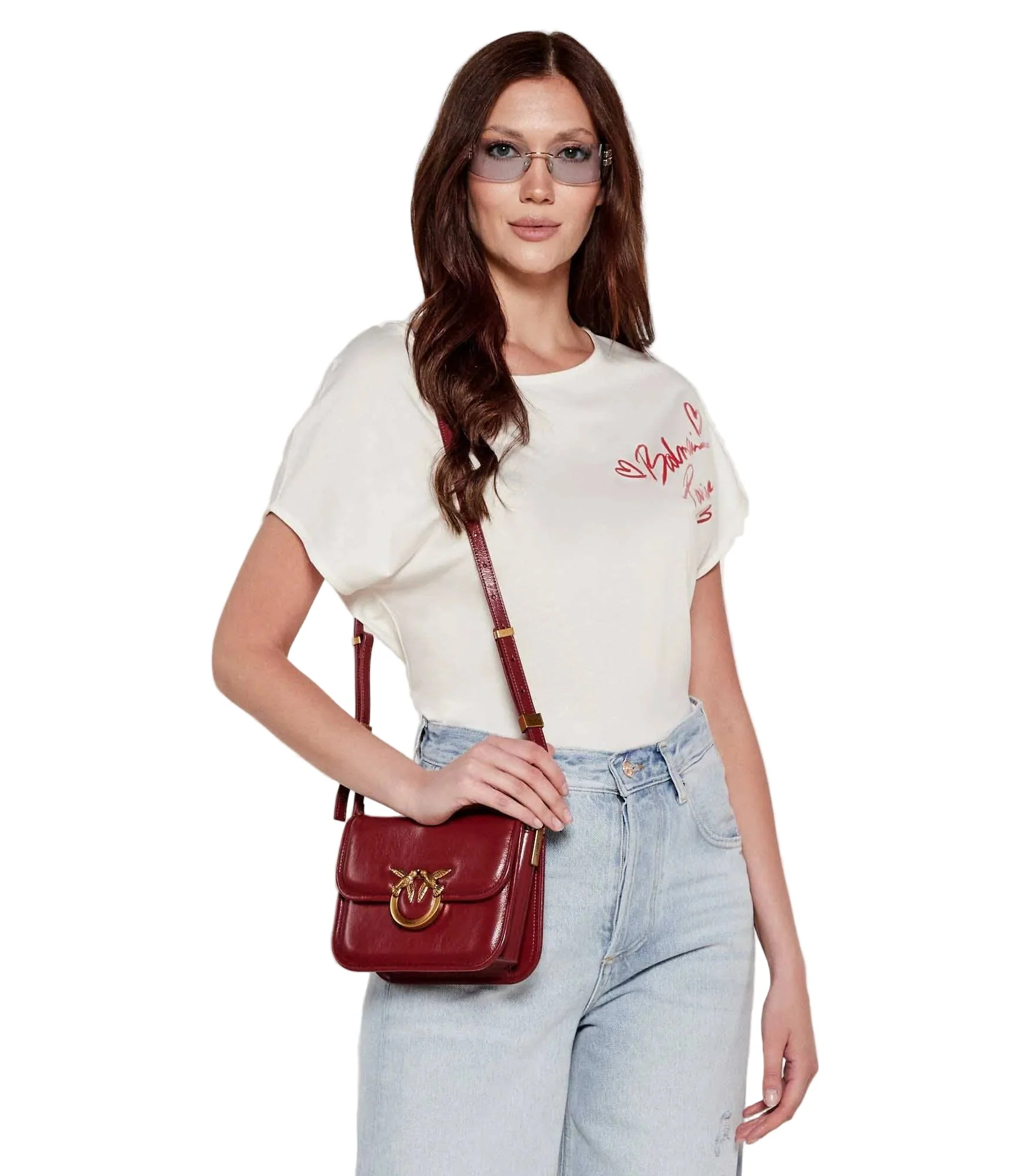 PINKO Women's Black 'Love Bag Box' Shoulder Bag PB71 - Image 2