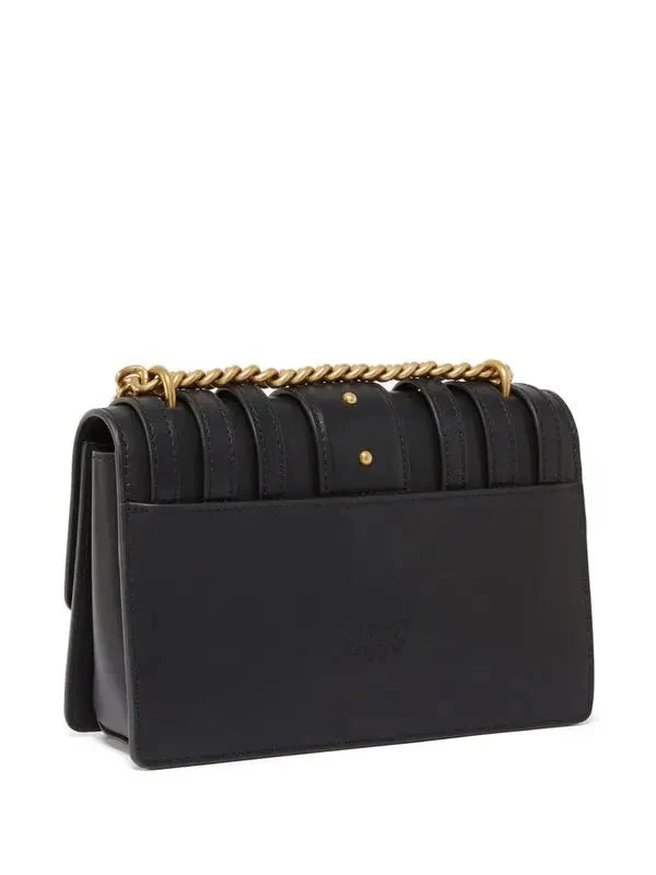 PINKO Women's Black Love Mini Crossbody Bag PB63 - Image 3