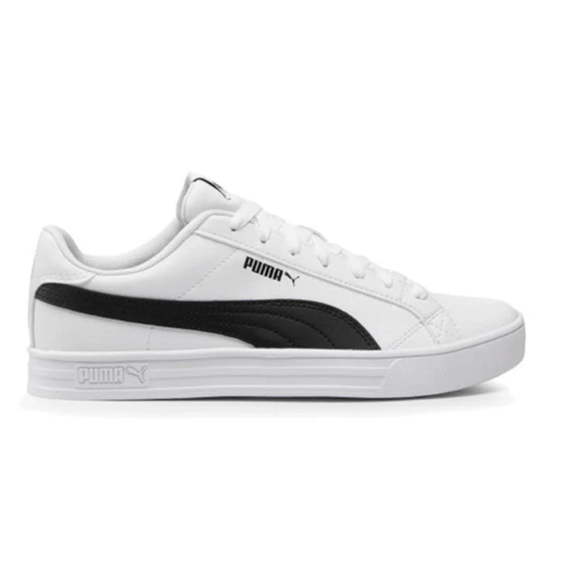 PUMA Smash Vulc Canvas Trainers PUW19 - Image 3