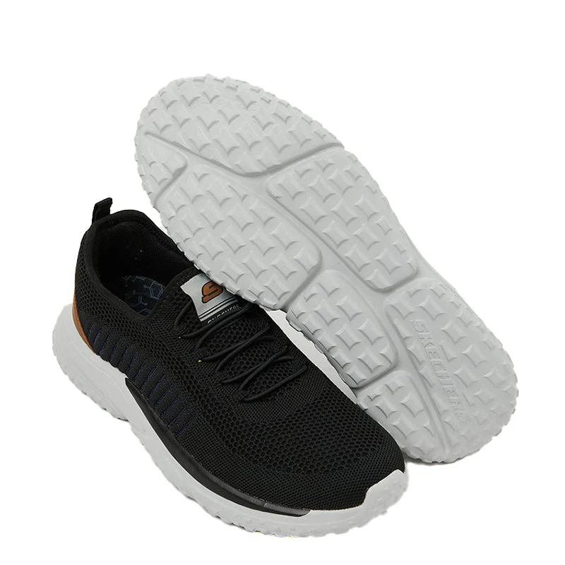 SCKECHERS MEN Solvano -210552-BLK- SKM69 - Image 4