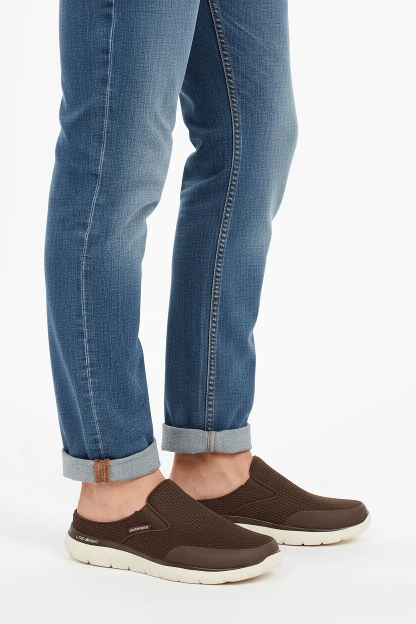 SCKECHERS MEN Summits Slip‑On Mules -232574-BRN- SKM52 - Image 2
