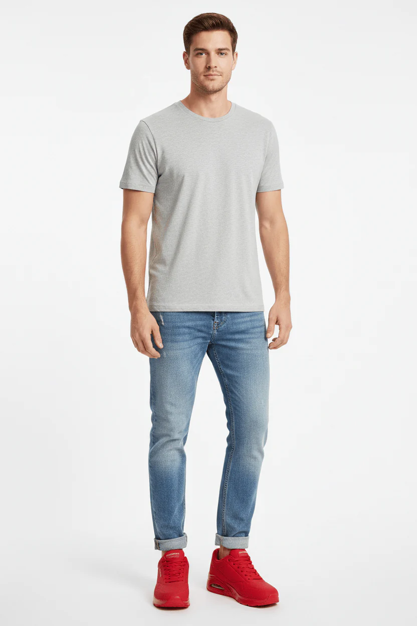 SCKECHERS MEN Uno – Stand On Air -52458-RED- SKM56 - Image 2