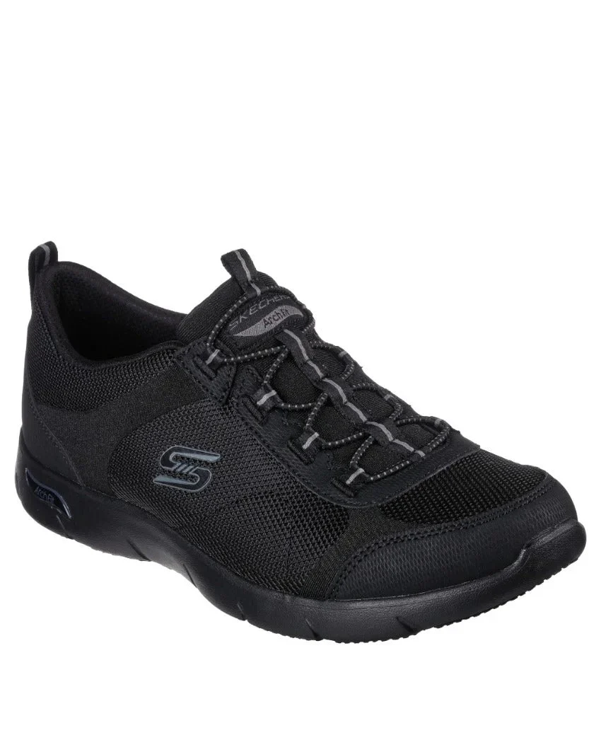 SKECHERS Arch Fit Refine - Her Ace 104391-BBK SLIP-ON SNEAKERS SKW151 - Image 4