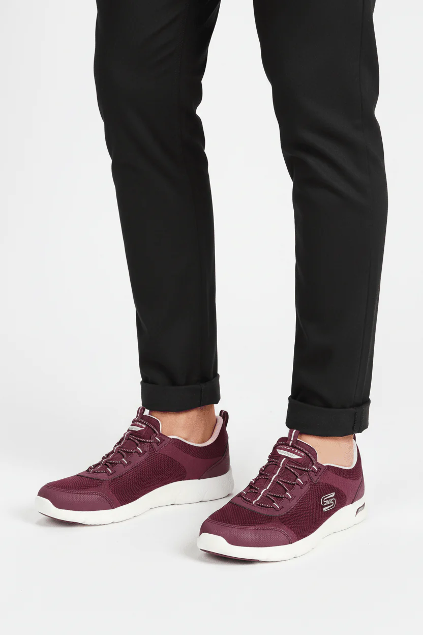 SKECHERS Arch Fit Refine - Her Ace 104391-PLUM SLIP-ON SNEAKERS SKW150 - Image 2