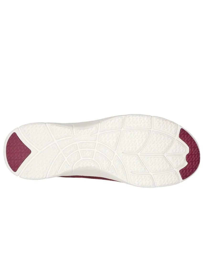 SKECHERS Arch Fit Refine - Her Ace 104391-PLUM SLIP-ON SNEAKERS SKW150 - Image 3