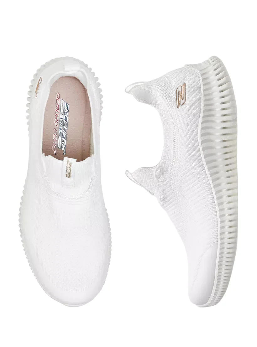 SKECHERS Bobs Geo Lite Slip-On Running Shoes 117414-WHT SKW175 - Image 4