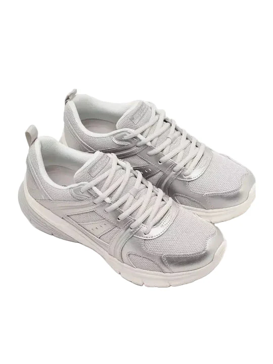 SKECHERS Bobs Geo Lite sneaker 117770-SIL SKW179 - Image 3