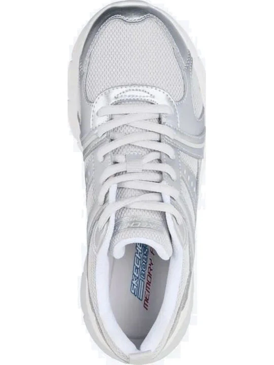 SKECHERS Bobs Geo Lite sneaker 117770-SIL SKW179 - Image 5
