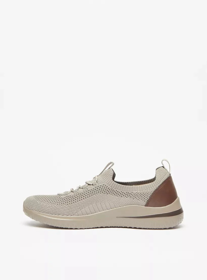 SKECHERS Delson 3.0 Men Air Cooled Memory Foam Slip On Shoes 210663-TPE SKM122 - Image 3