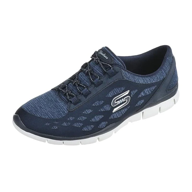 Skechers  Blue Light Track Gratis Trainers-23361-NVY- SKW88 - Image 3