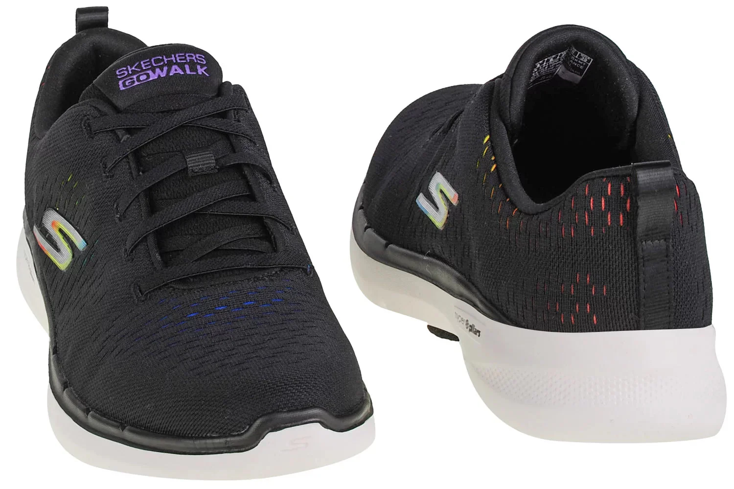 SKECHERS Go Walk 6 - Vibrant Energy Performance 124520-BKMT SKW126 - Image 5