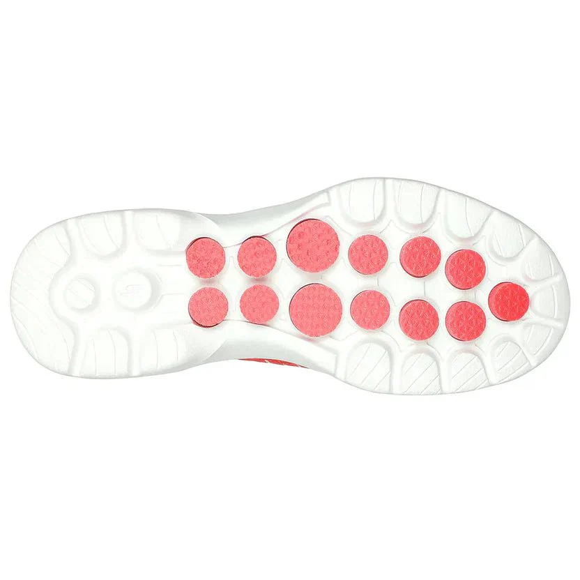 SKECHERS GO WALK 6 WOMEN SHOES 124540-RED SKW138 - Image 3