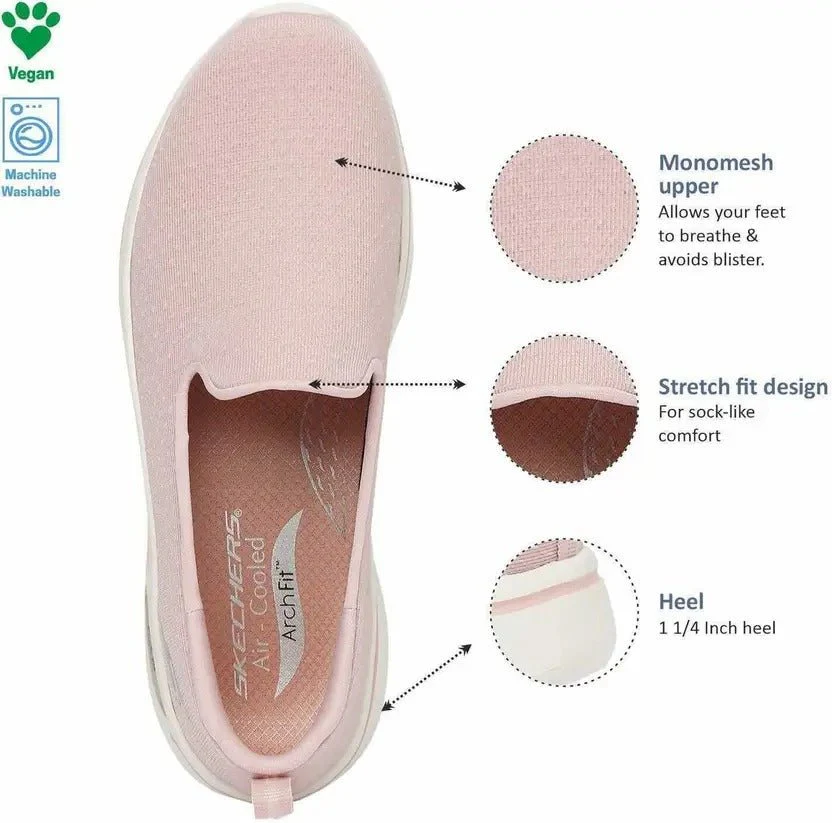 SKECHERS GO WALK ARCH FIT - MORNING ST 124856/LTPK SKW140 - Image 5