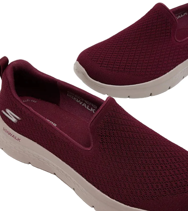 SKECHERS GO WALK FLEX Slip-On Shoes 124819-BURG SKW167 - Image 4