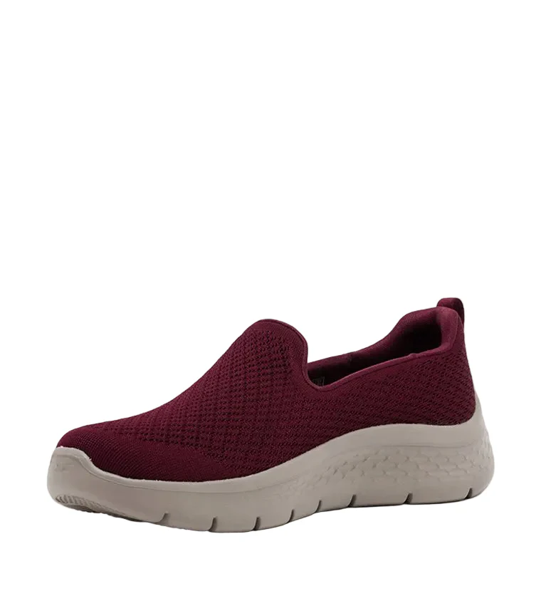 SKECHERS GO WALK FLEX Slip-On Shoes 124819-BURG SKW167 - Image 5