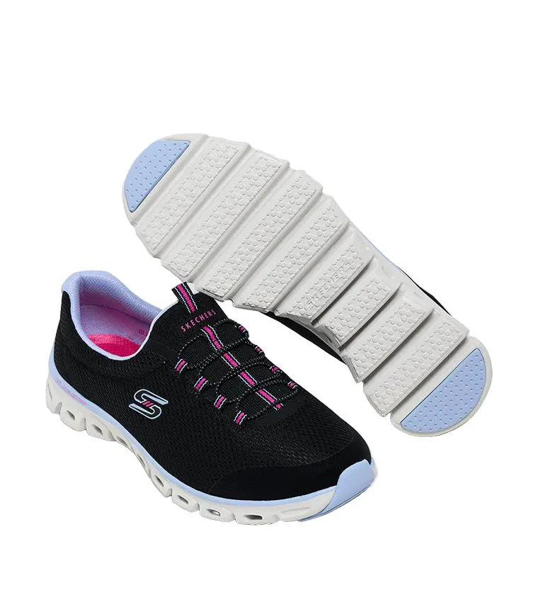 SKECHERS GO WALK FLEX Slip-On Shoes 104554-BKMT SKW168 - Image 3
