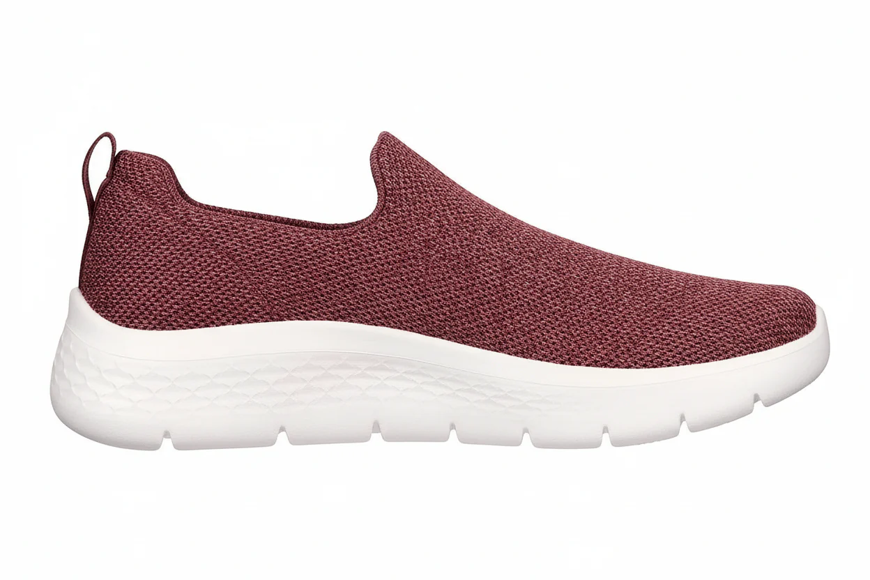 SKECHERS GO WALK FLEX - VELLA 124961-BURG SLIP-ON SKW152