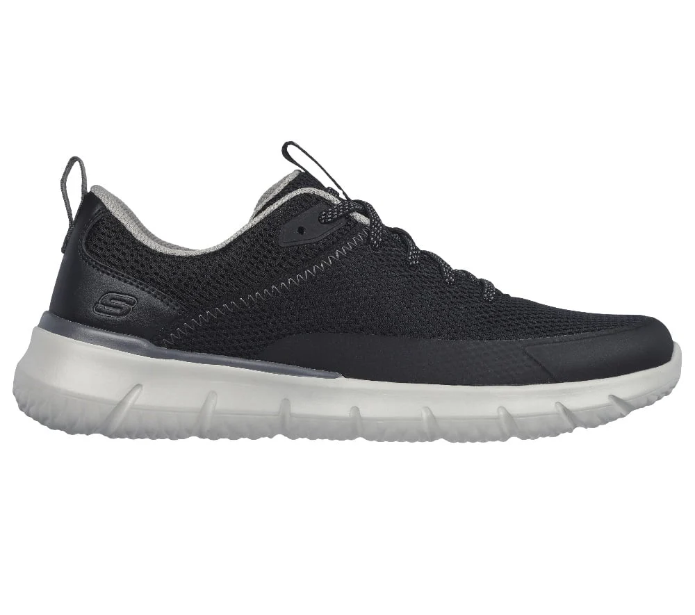 SKECHERS MEN'S URBAN SHOES BLACK DEL RETTO 210573-BLK SKM112