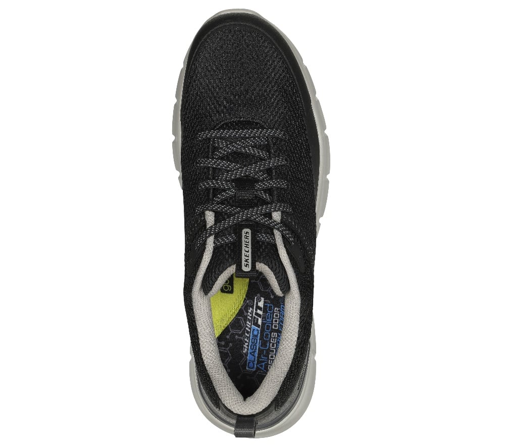 SKECHERS MEN'S URBAN SHOES BLACK DEL RETTO 210573-BLK SKM112 - Image 5