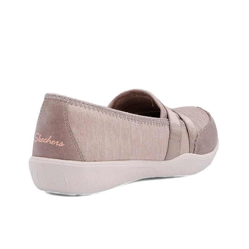 Skechers Newbury Round Toe Stylish Ballerinas - Taupe-27014-CCL- SKW89 - Image 4