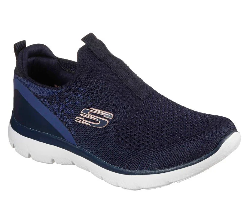 SKECHERS SUMMITS - DAILY FLOURISH WOMEN SHOES 149207-NVY SKW125 - Image 6