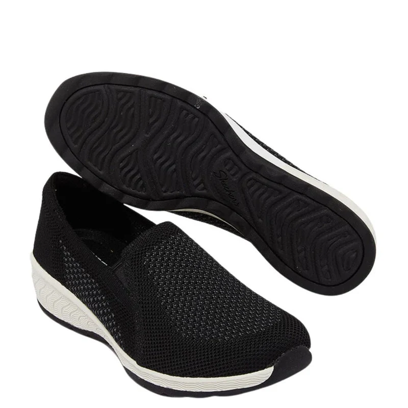 SKECHERS Up-Lifted Lifestyle Shoes 100454-BKW SKW137 - Image 4