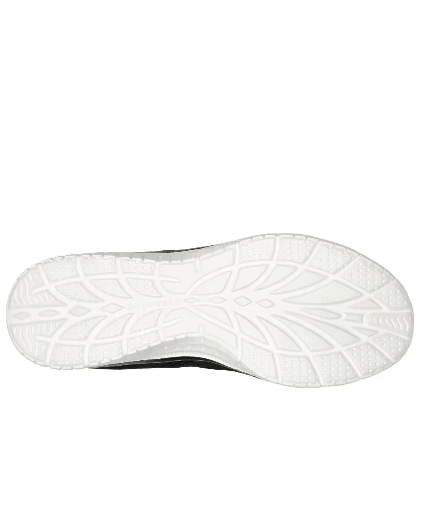 SKECHERS Virtue - Kind Favor WOMEN SHOES LACE UP 104412-BKW SKW141 - Image 5