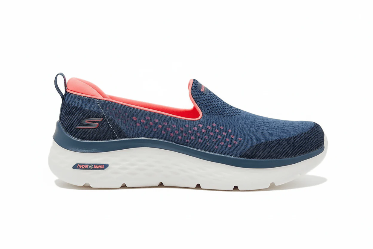 Skechers Women's Go Walk Hyper Burst 7.5 Sneakers-124577-NVCL-  SKW104