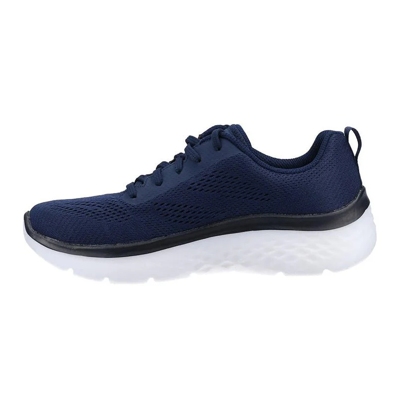 Skechers Women's Wide Fit Go Walk Hyper Burst Sneakers-124578-NVW- SKW103 - Image 3