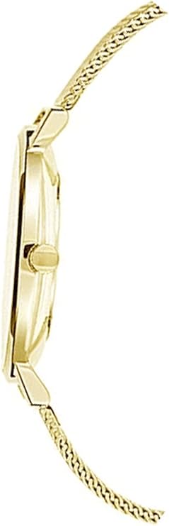 TOMMY HILFIGER Analogue Multifunction Quartz Watch for women with Gold colored Stainless Steel mesh bracelet - 1781943 TTW39 - Image 4