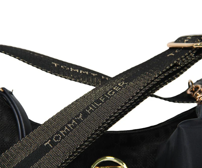 TOMMY HILFIGER Riley All Over Monogram Baguette Bag TB165 - Image 4