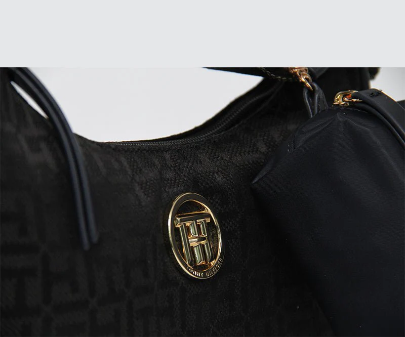 TOMMY HILFIGER Riley All Over Monogram Baguette Bag TB165 - Image 5