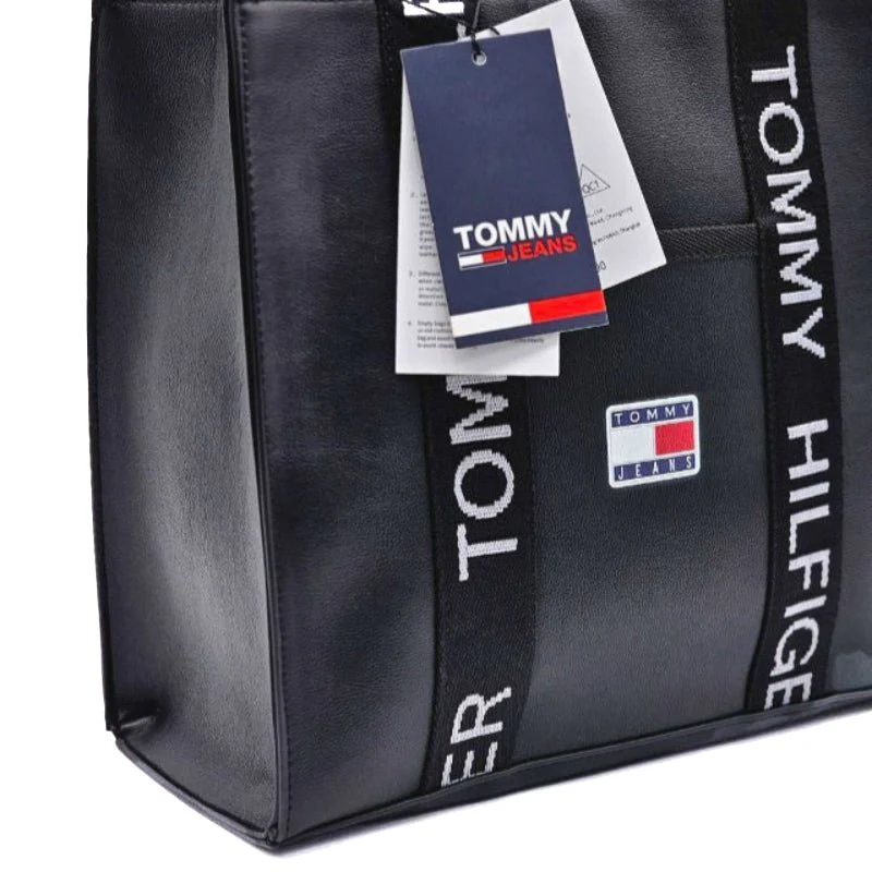 TOMMY HILFIGER Corporate TH Monogram Tote Handbag-TB104 - Image 4