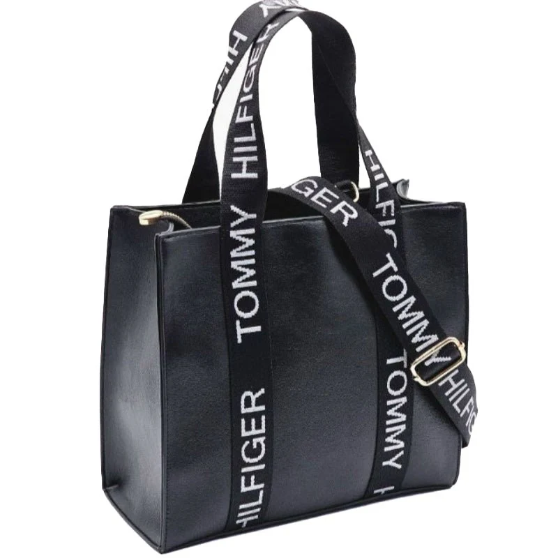 TOMMY HILFIGER Corporate TH Monogram Tote Handbag-TB104 - Image 5
