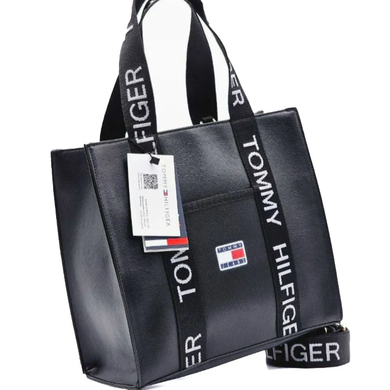 TOMMY HILFIGER Corporate TH Monogram Tote Handbag-TB104 - Image 6