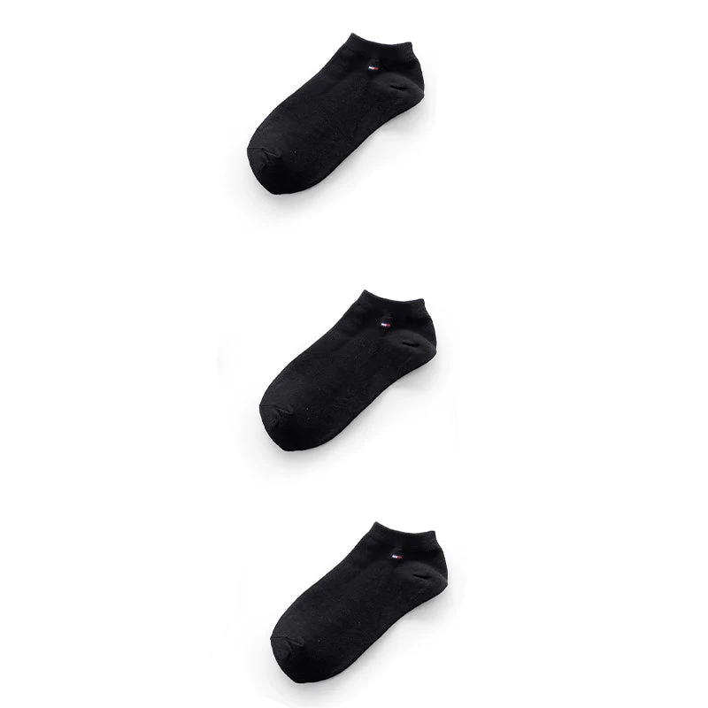 TOMMY HILFIGER COTTON ANKLE 3-PACK SOCKS SU10 - Image 4