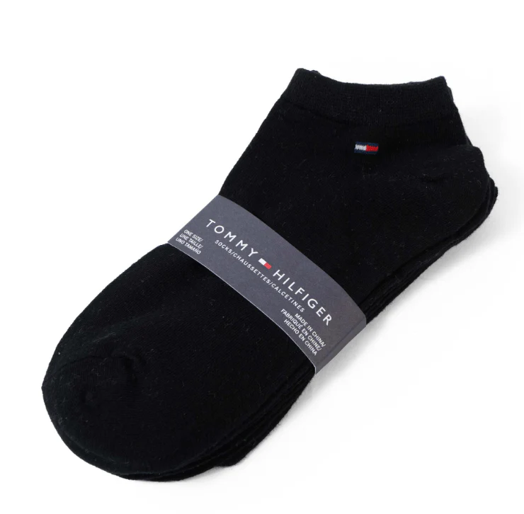 TOMMY HILFIGER COTTON ANKLE 3-PACK SOCKS SU10 - Image 5