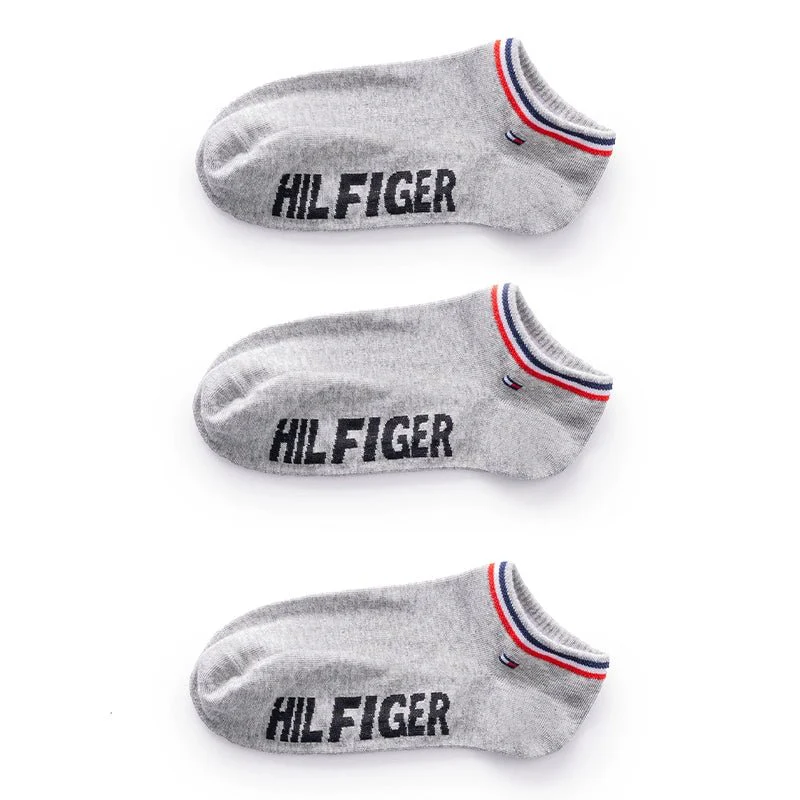 TOMMY HILFIGER COTTON ANKLE 3-PACK SOCKS SU16 - Image 2