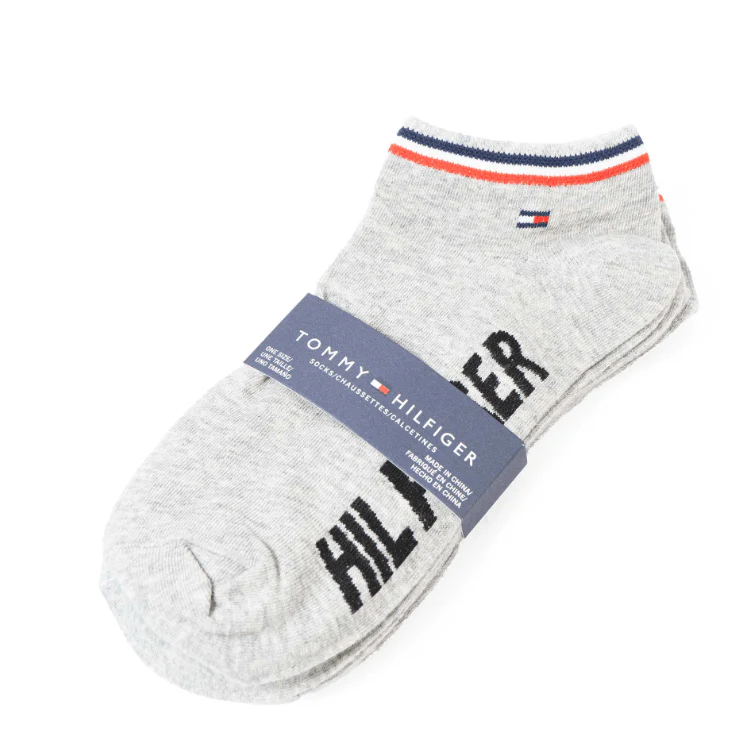 TOMMY HILFIGER COTTON ANKLE 3-PACK SOCKS SU16 - Image 5