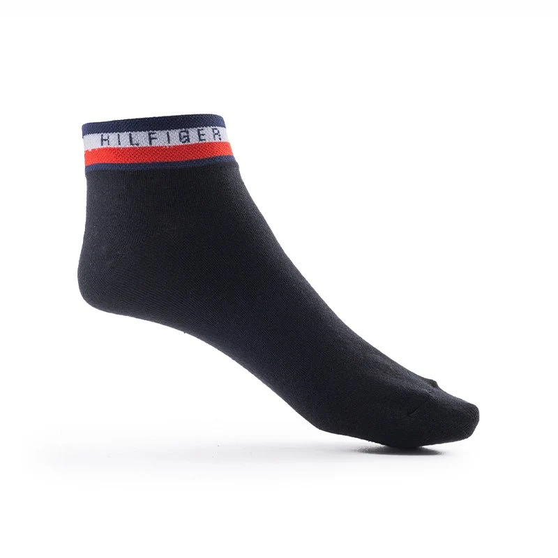 TOMMY HILFIGER COTTON ANKLE 3-PACK SOCKS SU31 - Image 2