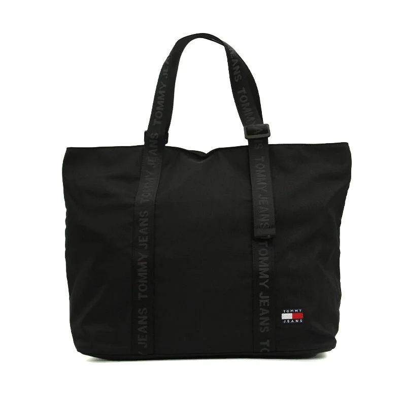 TOMMY HILFIGER Solid Handheld-Handbag-BLACK-TB49