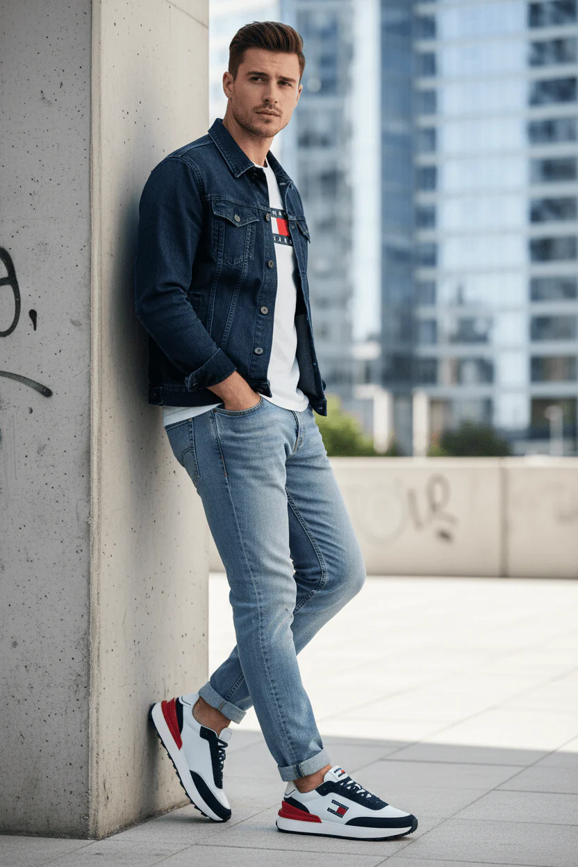 Tommy Hilfiger Jeans TJM Technical Runner Sneakers TOM104 - Image 2