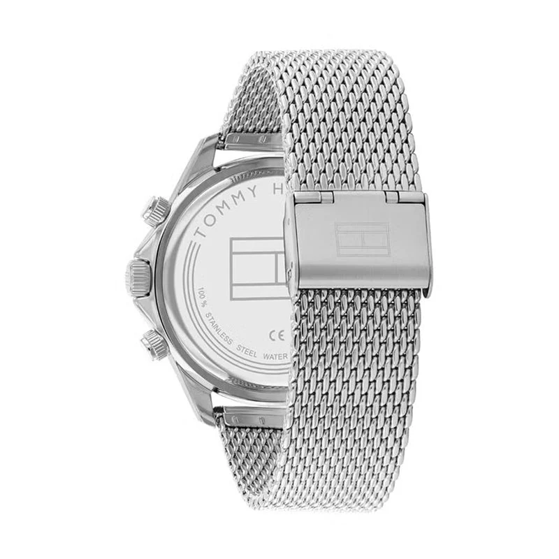 Tommy Hilfiger Men's Blue Dial Stainless Steel Watch - 1792018 TTM24 - Image 2