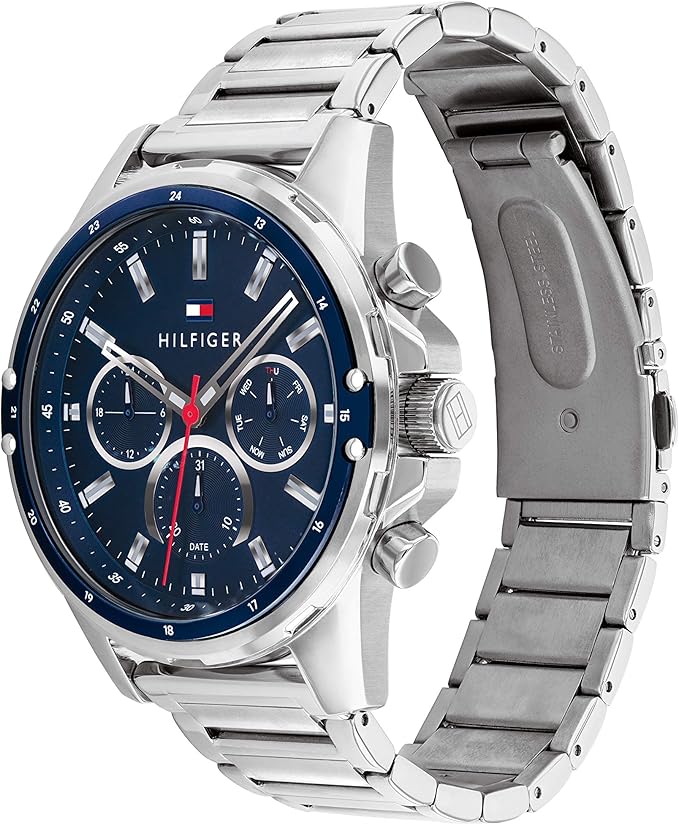TOMMY HILFIGER Men's Quartz Stainless Steel and Bracelet Sporty Watch 1791788 TTM65 - Image 2