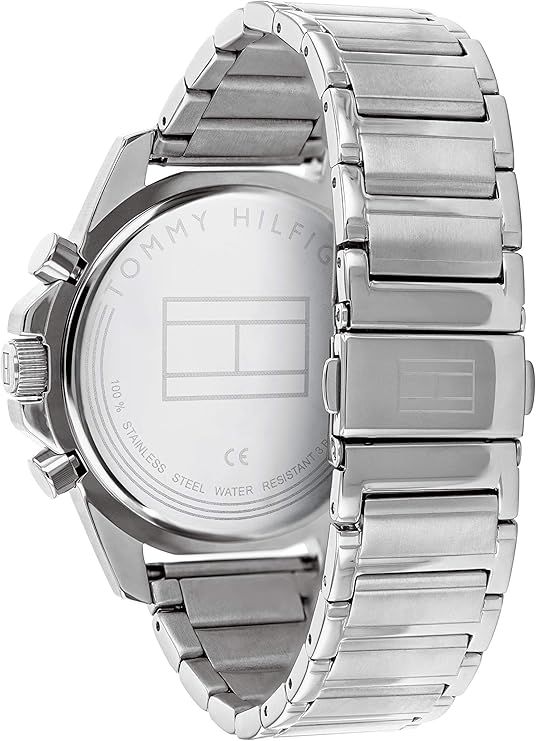 TOMMY HILFIGER Men's Quartz Stainless Steel and Bracelet Sporty Watch 1791788 TTM65 - Image 3