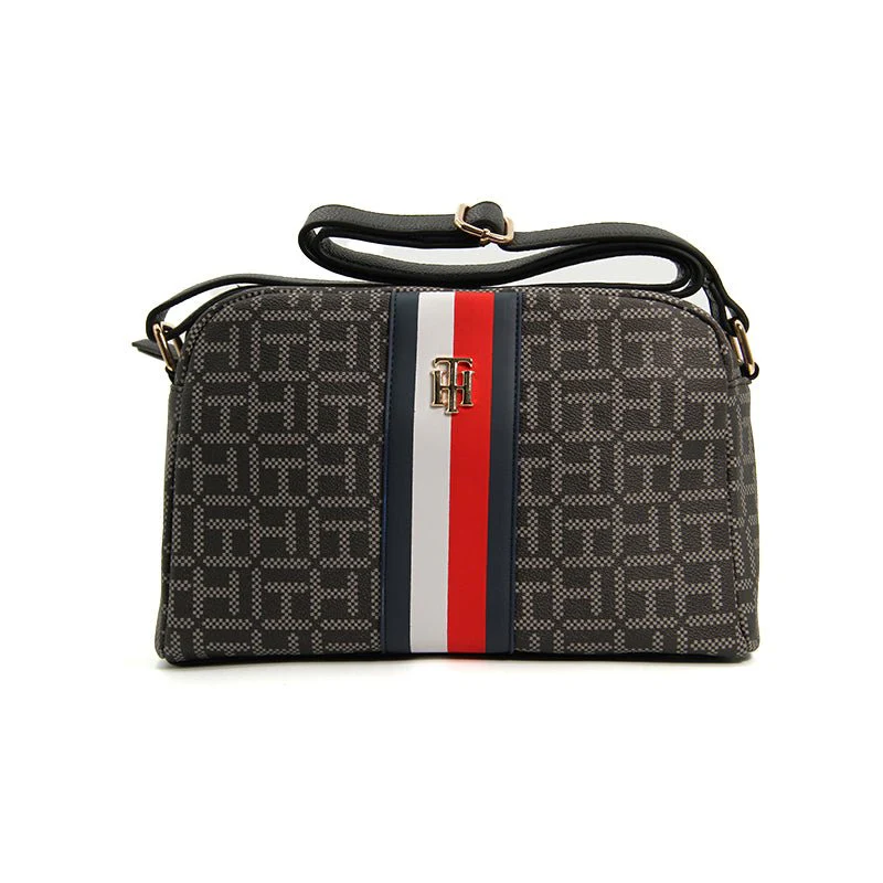 TOMMY HILFIGER  Poppy Corp Backpack-GREY- TB23