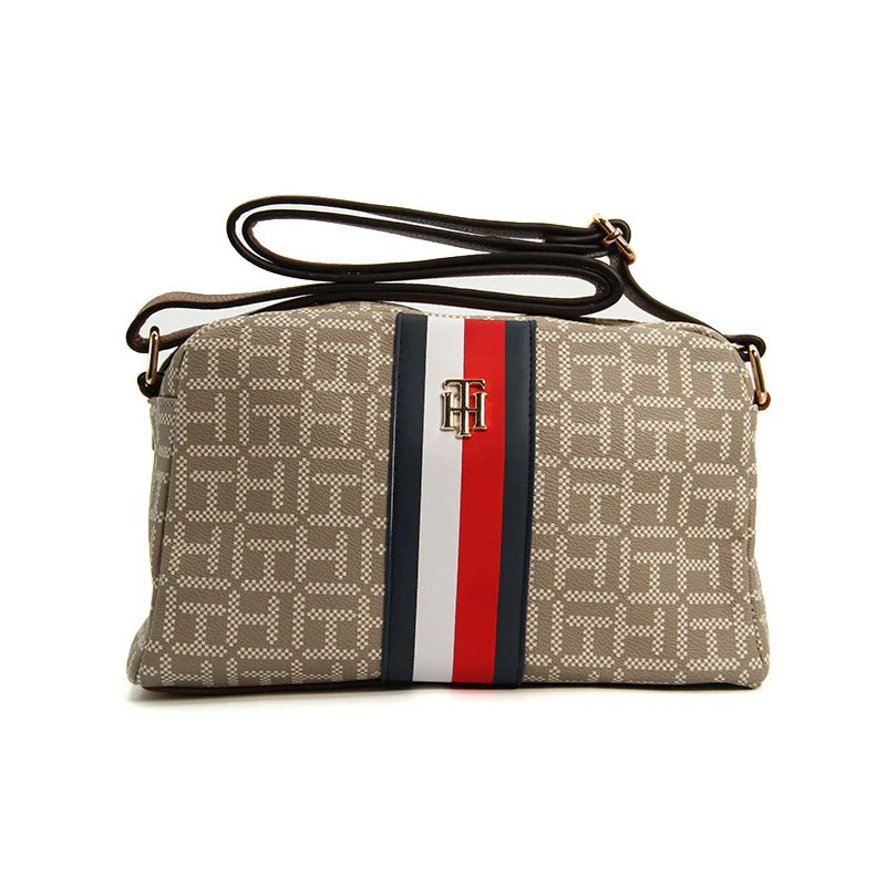 TOMMY HILFIGER  Poppy Corp Backpack-BEIGE- TB24