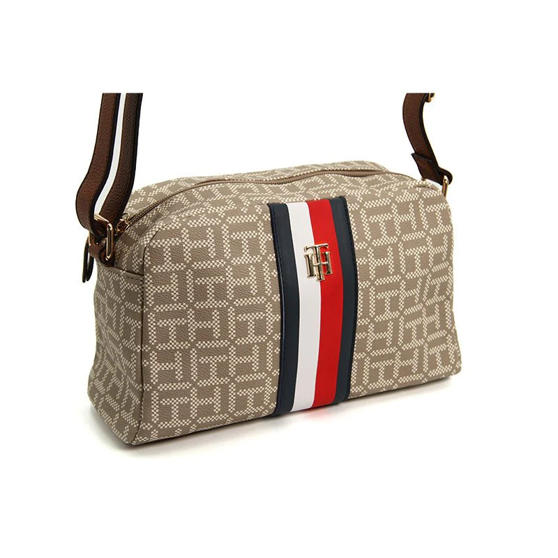 TOMMY HILFIGER  Poppy Corp Backpack-BEIGE- TB24 - Image 4