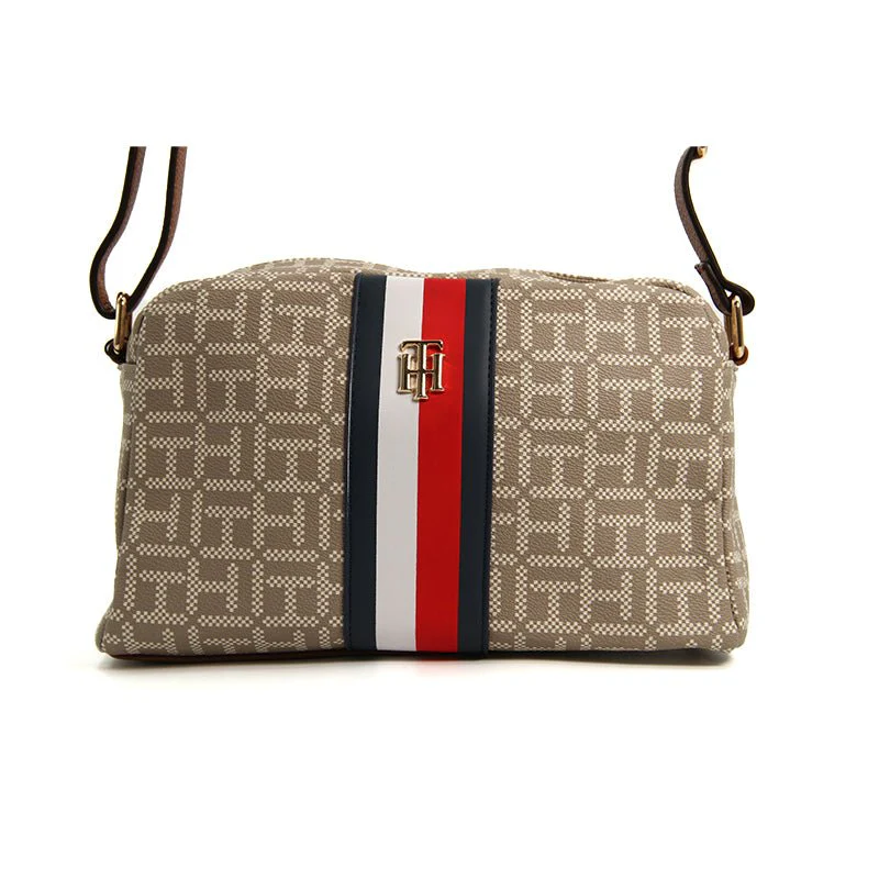 TOMMY HILFIGER  Poppy Corp Backpack-BEIGE- TB24 - Image 5