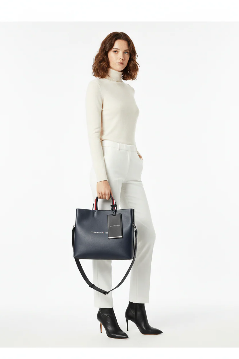 TOMMY HILFIGER Stripe Tote Bag TB157 - Image 2